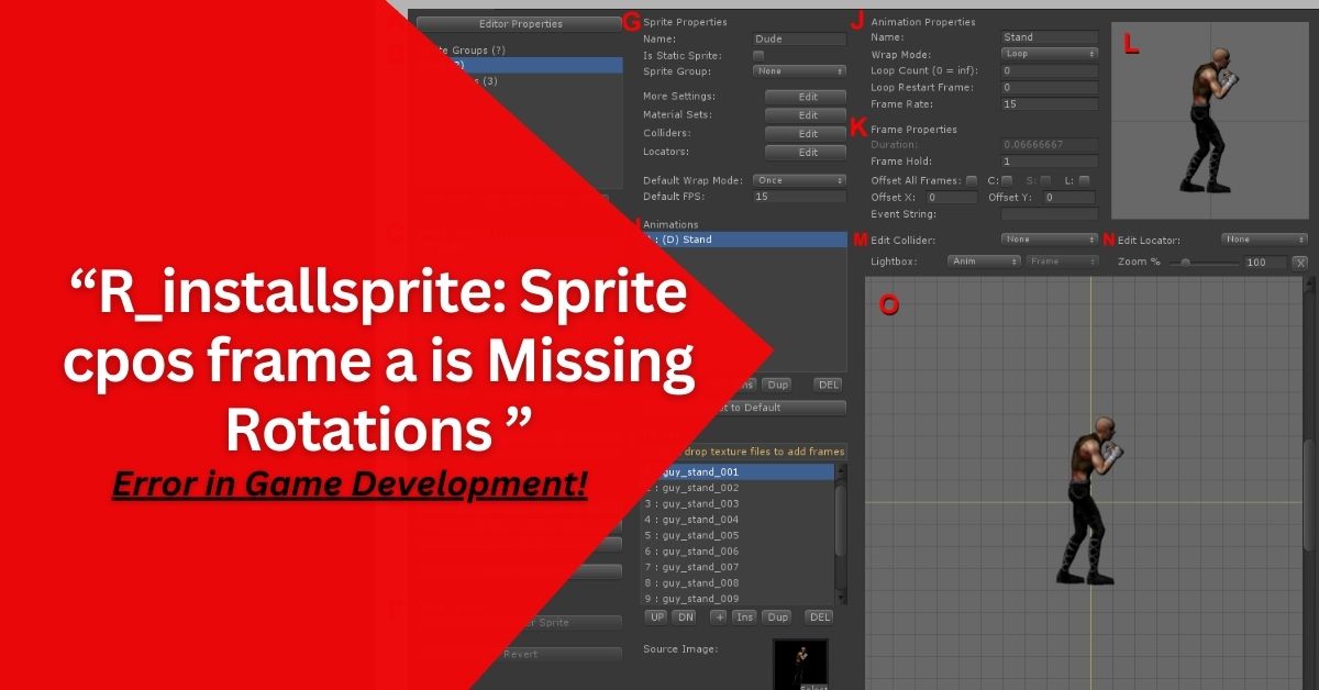 R_installsprite: Sprite cpos frame a is Missing Rotations – Error in Game Development!